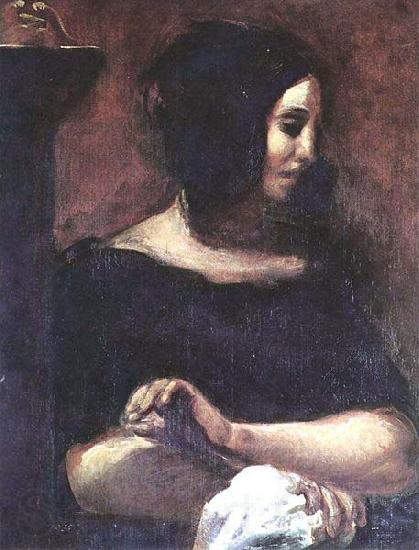 Eugene Delacroix George Sand France oil painting art
